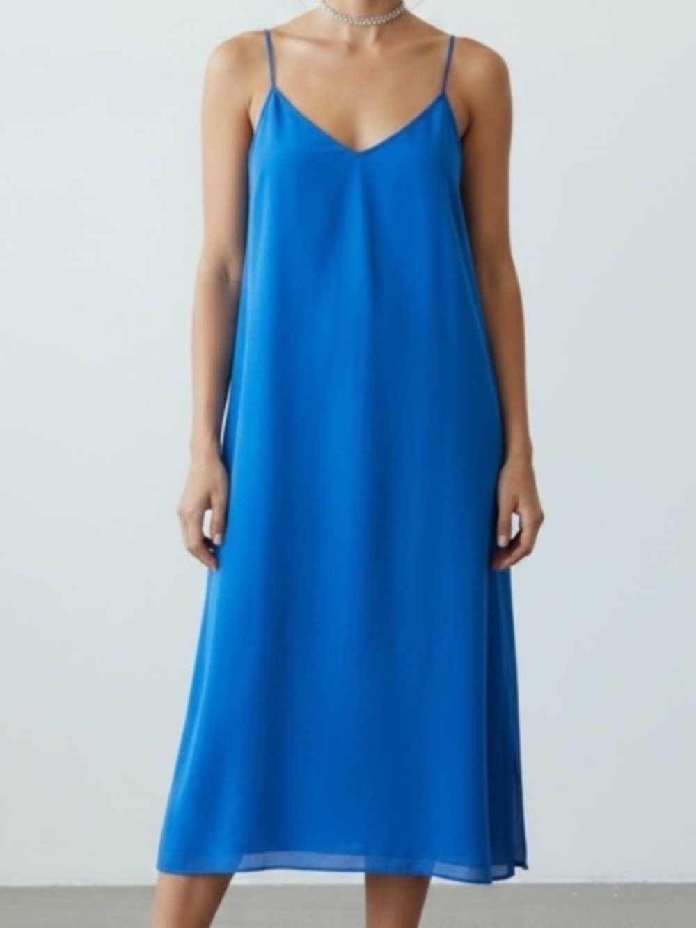 J.Crew Electric Blue Racer Back Dress w/Pockets